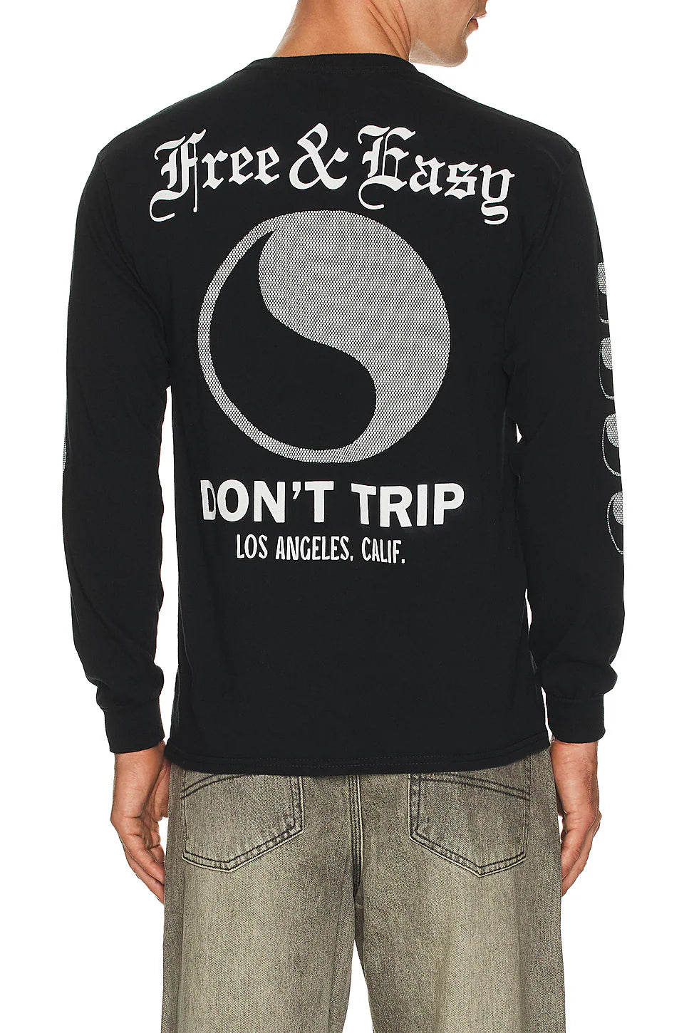 On Hood Long Sleeve Tee | Black