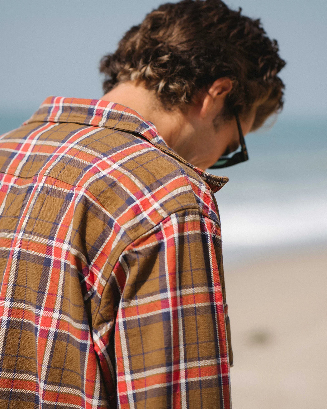 Bucky Overshirt l Brown/Orange