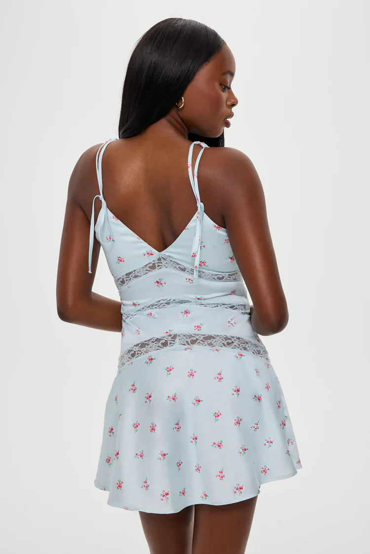 Sedona Satin Mini Dress | Tiny Bouquet