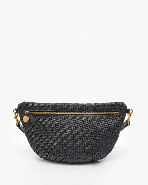 Grande Fanny Black Woven Checker