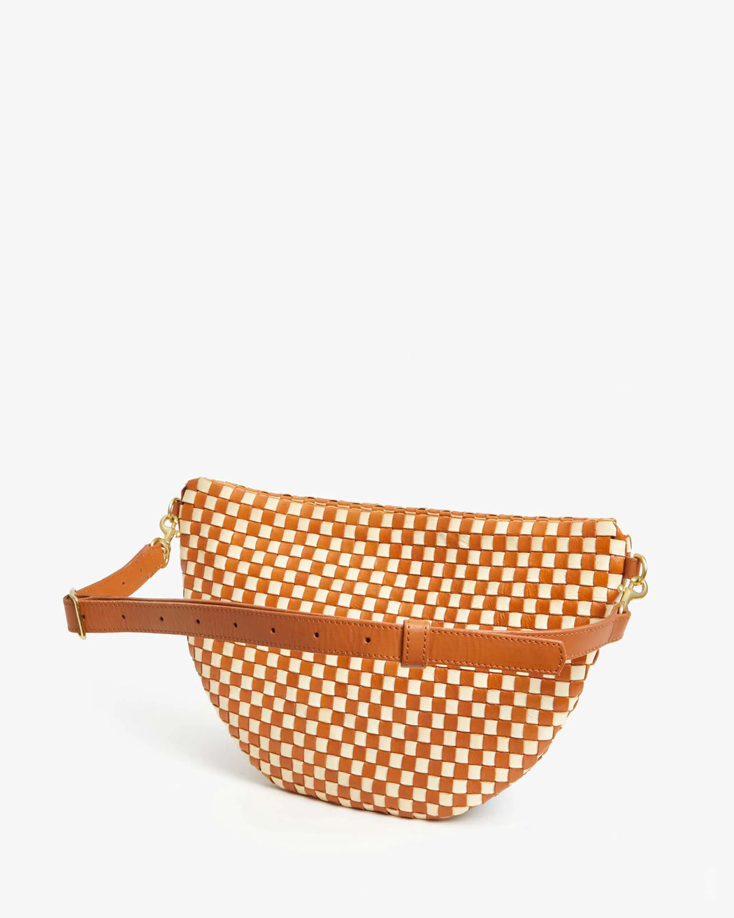 Grande Fanny | Natural & Cream Woven Checker