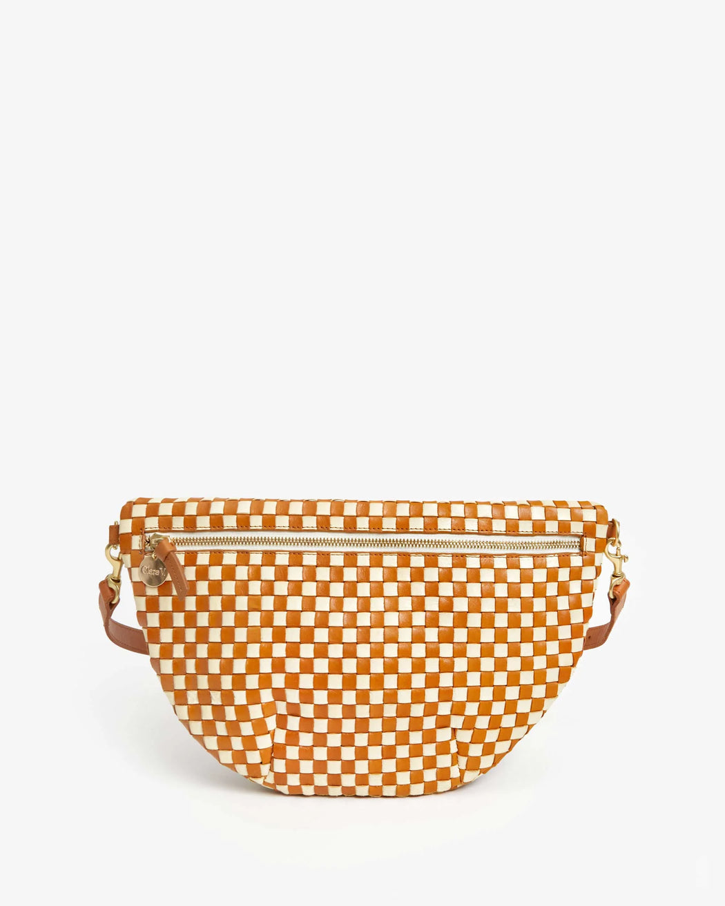 Grande Fanny | Natural & Cream Woven Checker