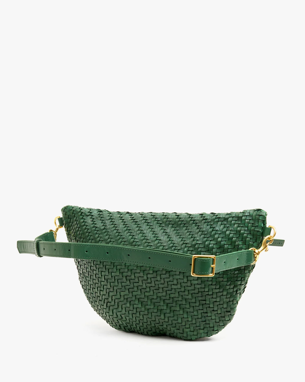 Grande Fanny | Evergreen Woven Zig-Zag