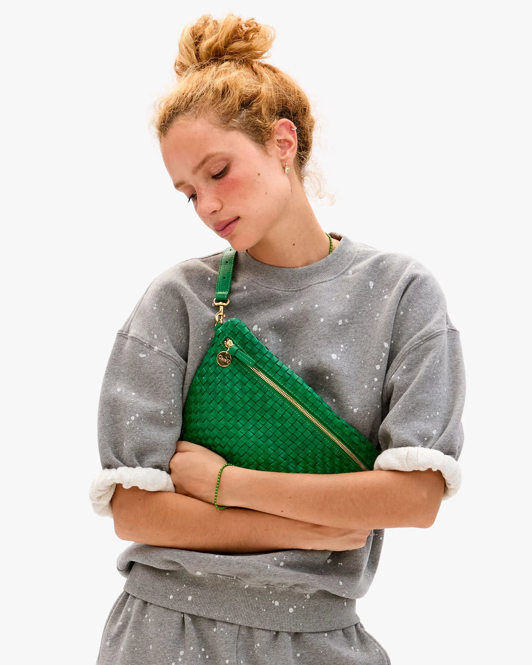 Grande Fanny | Woven Checker Grass