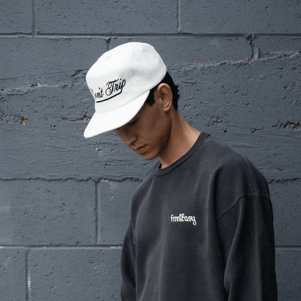 Dont Trip Caddy Corduroy Snapback Hat