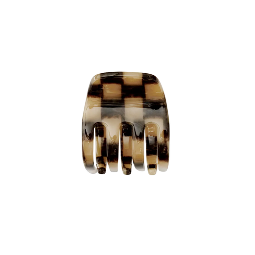 Small Hair Claw Clip | Faded Checker