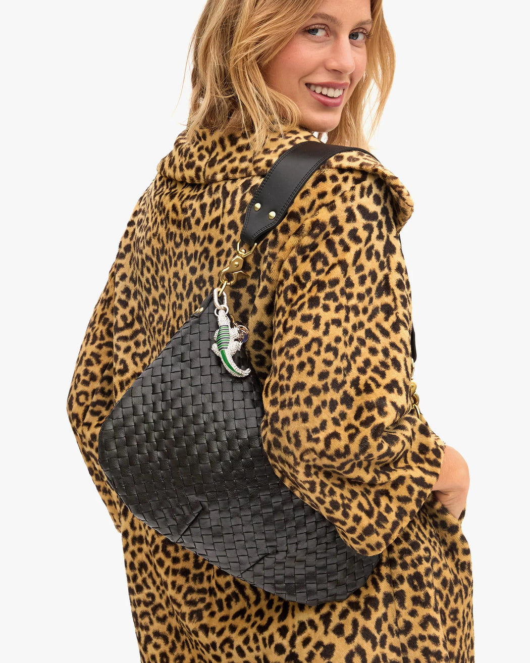 Moyer Messenger | Black Diagonal Woven