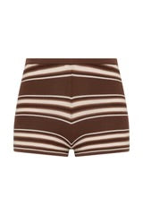 Playa Mini Short | Ombre Stripe Macro Carob