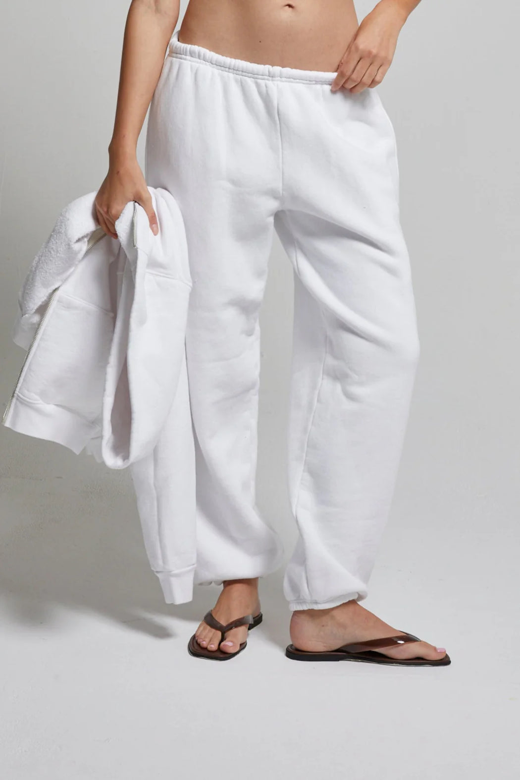 Sebi Sweatpant | White