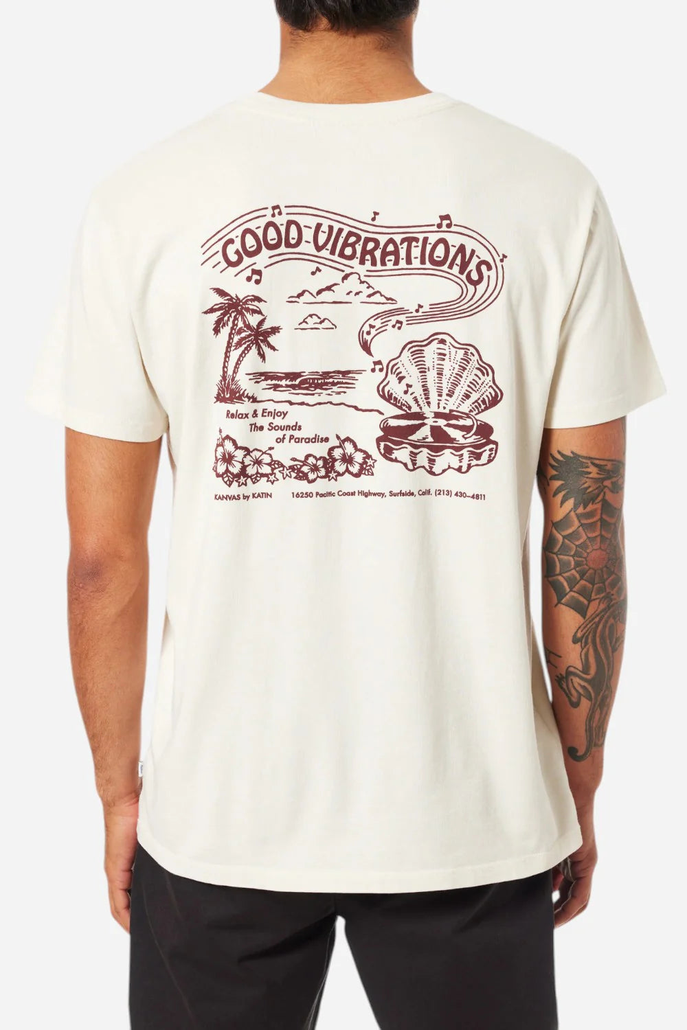 Vibrations Tee | Vintage White