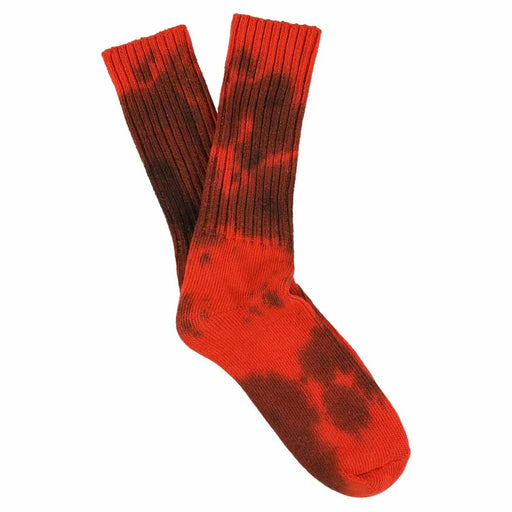 Tie Dye Socks | Orange / Black