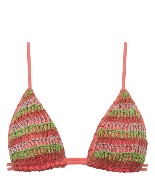 Gigi Crochet Top | Taffy Stripe