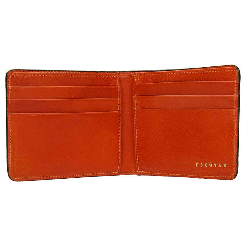 Leather Billfold Wallet | Cognac / Orange