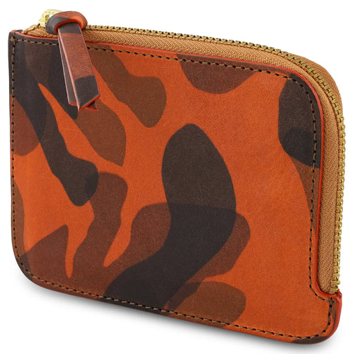 Zip Wallet | Orange Camouflage