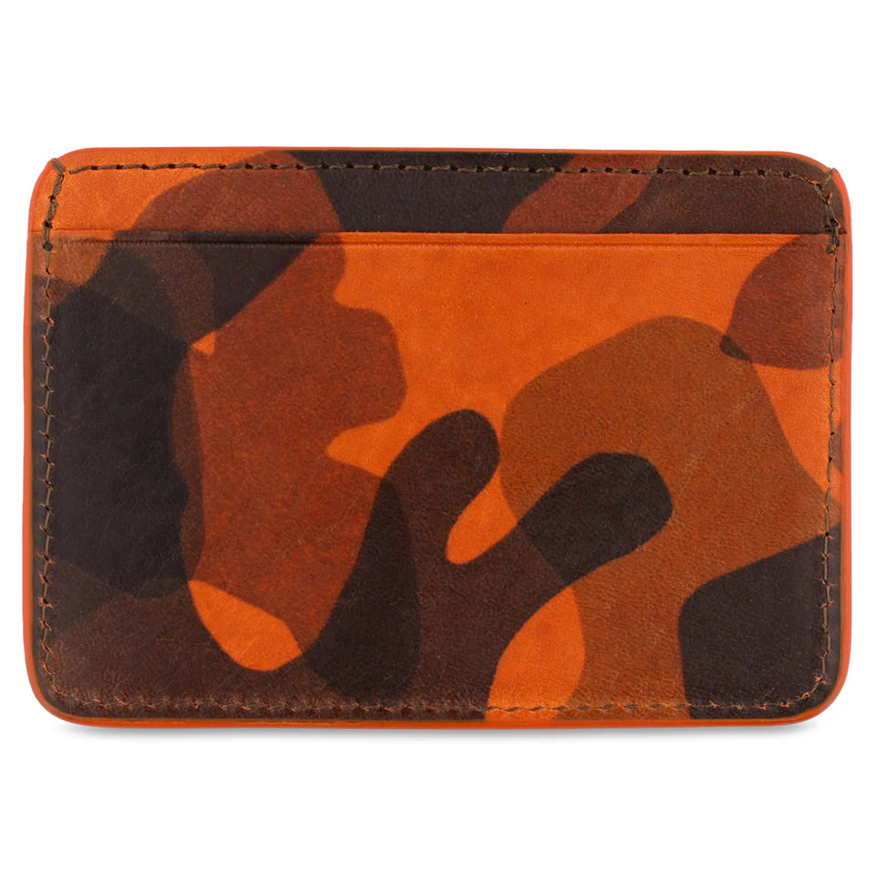 Cardholder | Orange Camouflage
