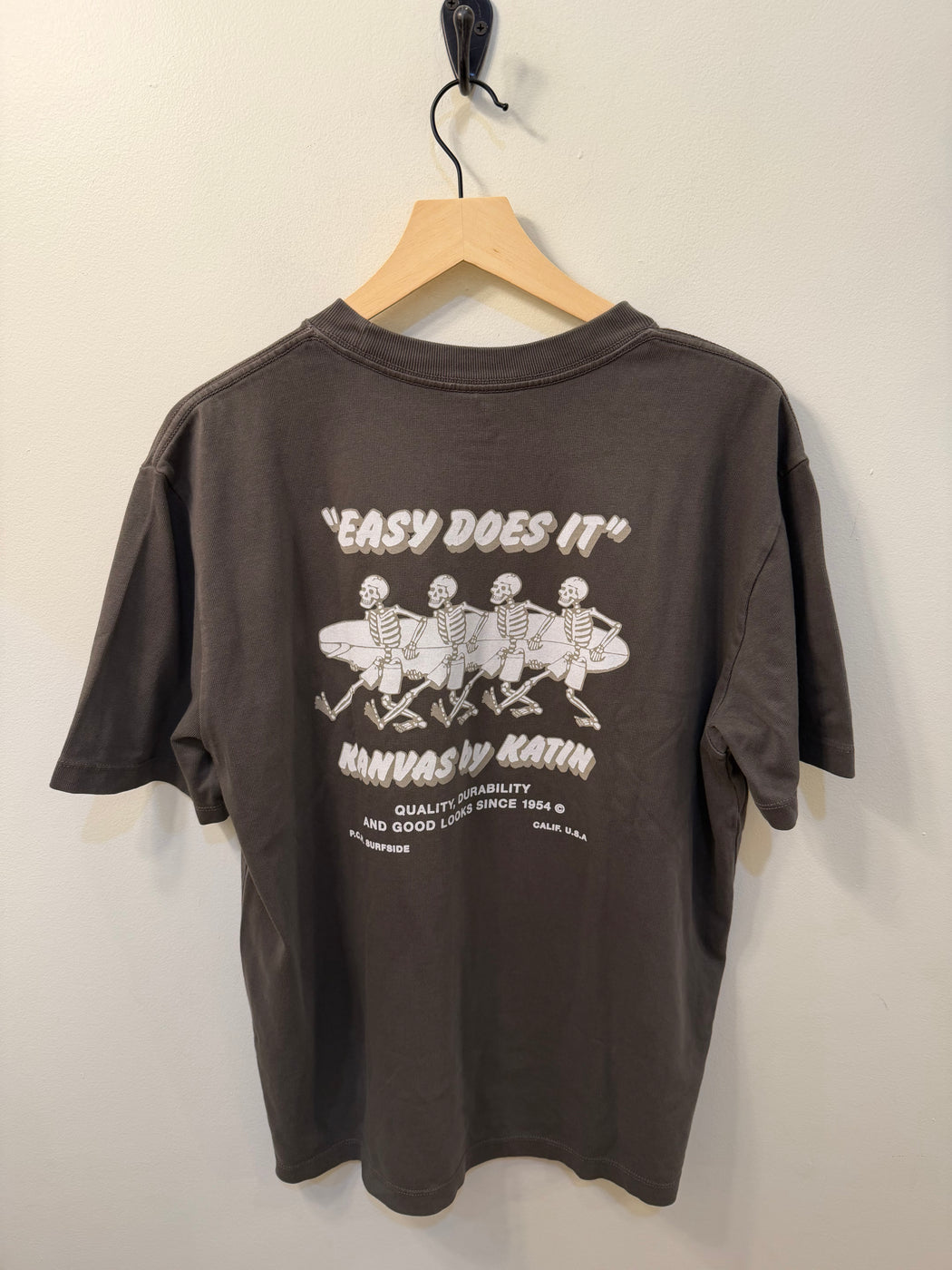 Bones Box Fit Tee | Lead