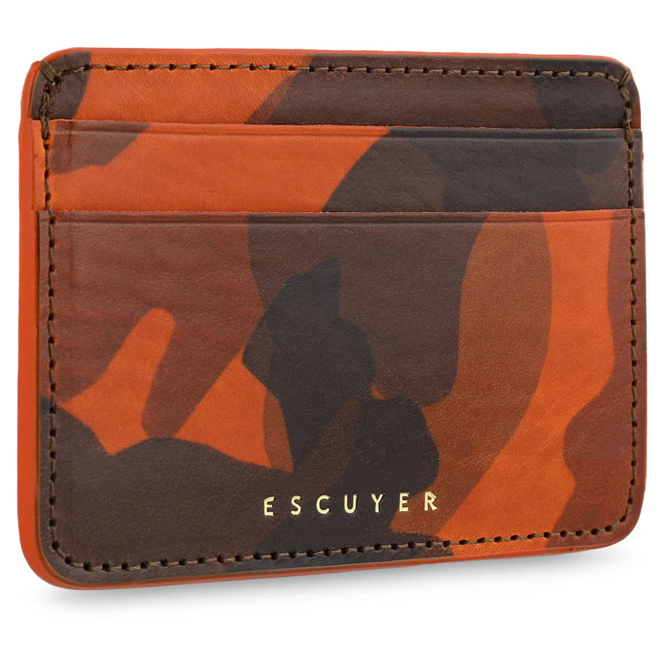 Cardholder | Orange Camouflage