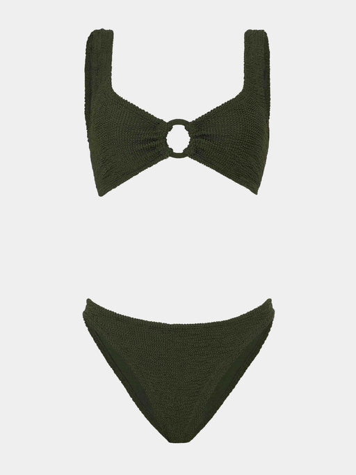 Julia Bikini | Metallic Khaki