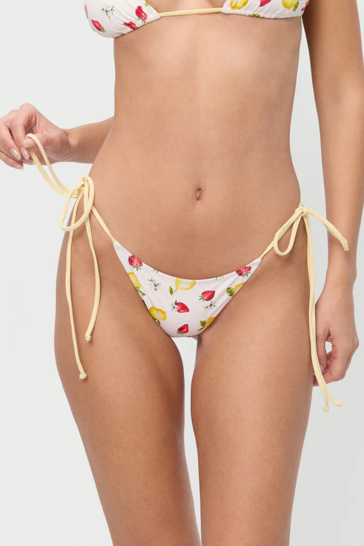 Mackenzie Cheeky String Bikini Bottom | Amalfi