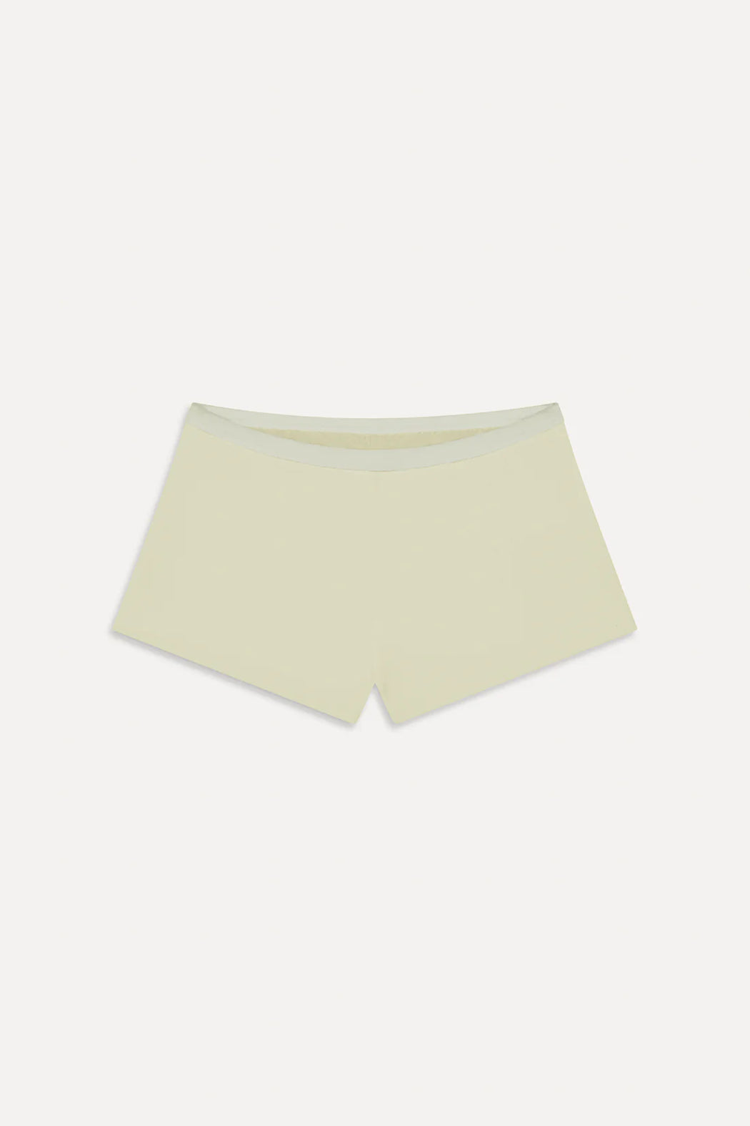 Caster Terry Cheeky Boy Shorts | Lemon