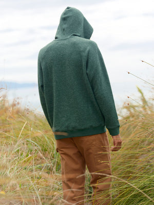 Whale Patch Pullover | Forest
