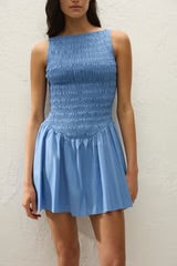 Martina Mini Dress | Venice Blue