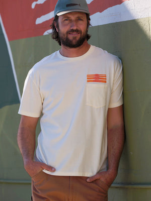 Sinking Sunset Tee | Natural