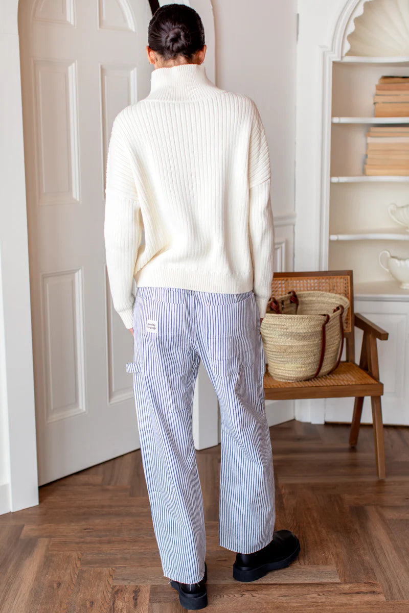 Family Cargo Pant | Moss Stripe