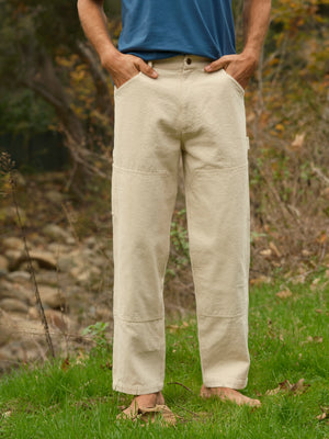 Canvas Work Pant | Natural