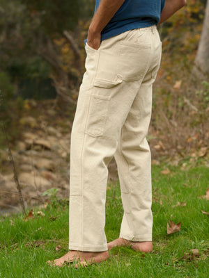 Canvas Work Pant | Natural