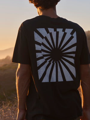 Refraction Tee | Faded Black