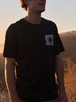 Refraction Tee | Faded Black