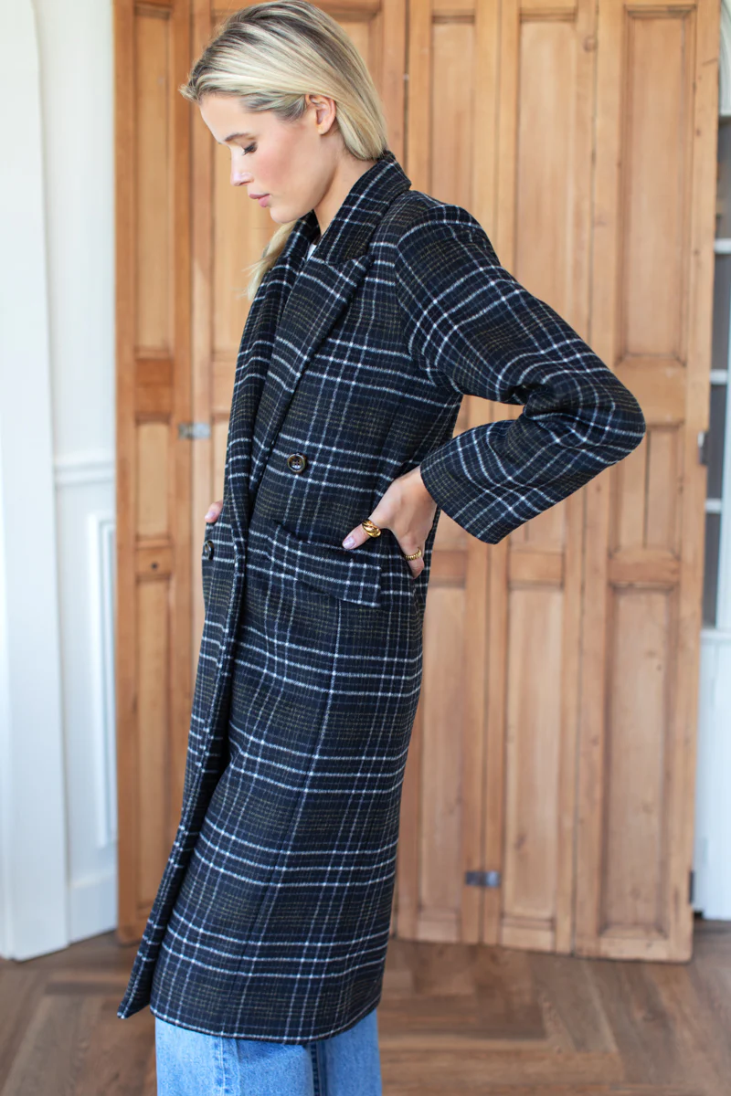 Bowery Coat | Lewis Plaid