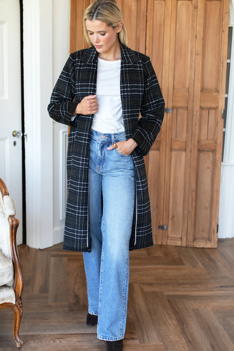 Bowery Coat | Lewis Plaid