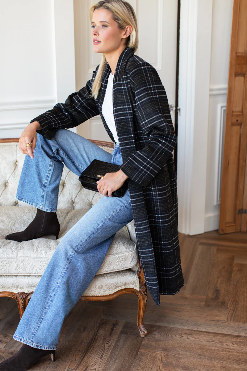 Bowery Coat | Lewis Plaid