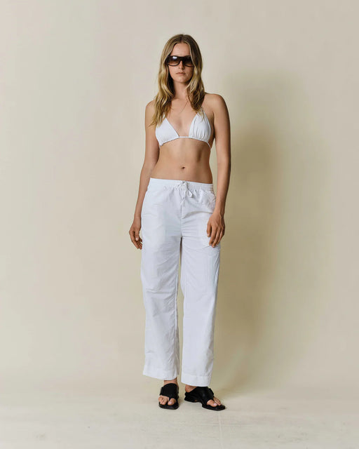 Drawstring Pant | White
