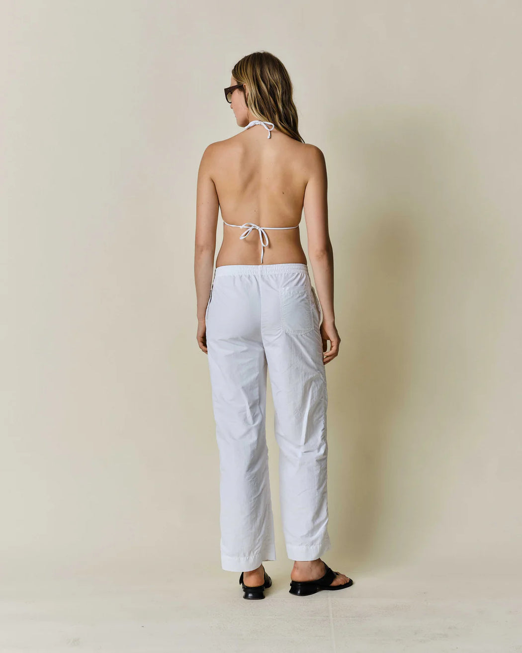 Drawstring Pant | White