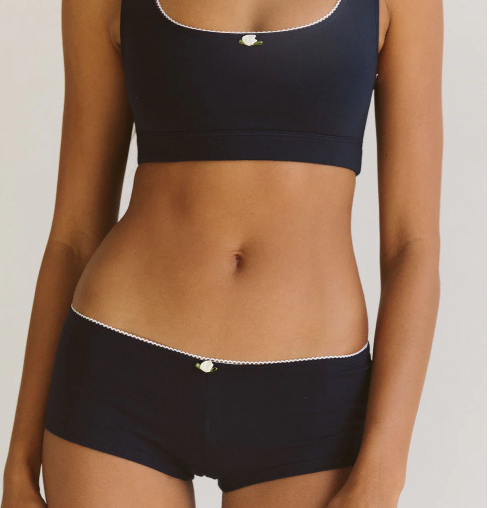 Low Rise Shorty Boi Brief | Navy