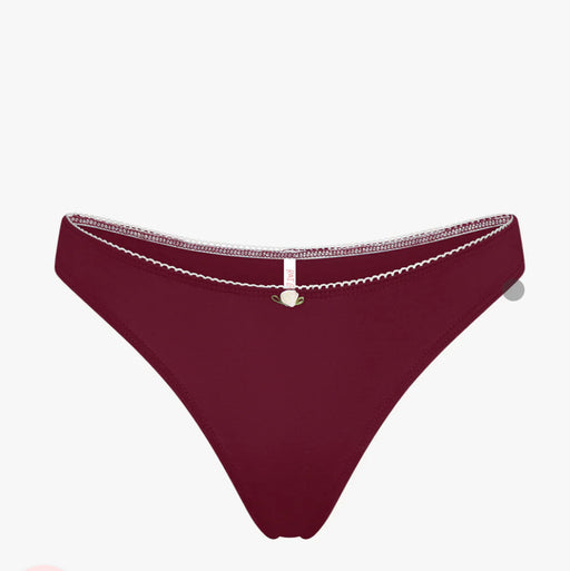 Low Rise Thong | Bordeaux