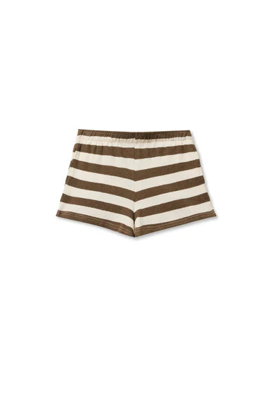 Liz Short | Mocha & Natural Stripe