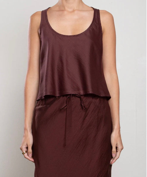 Maggie Tank | Chocolate Gossamer