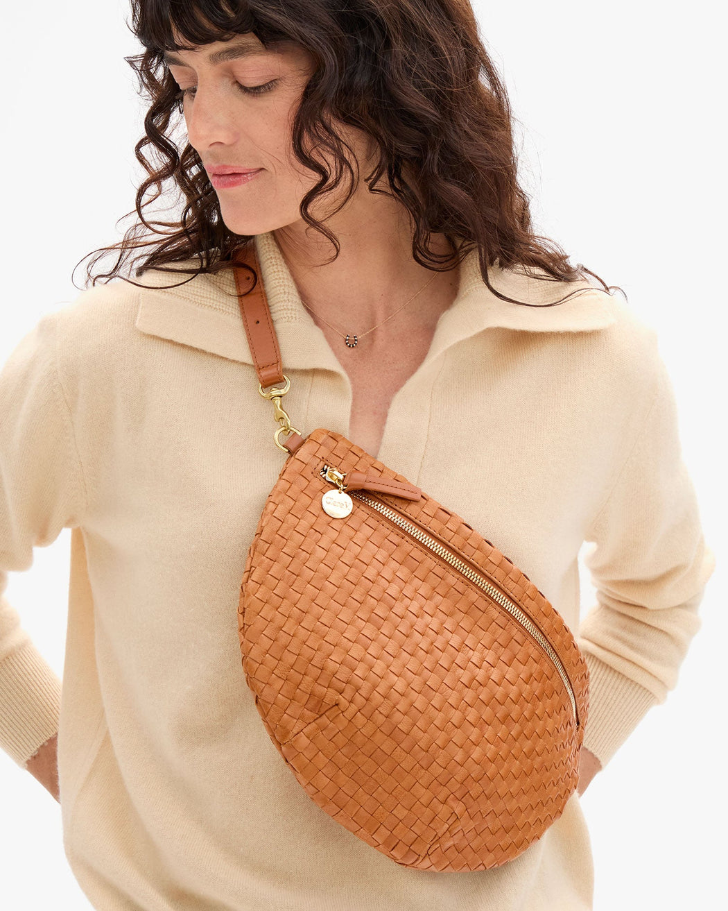 Grande Fanny | Natural Woven Checker