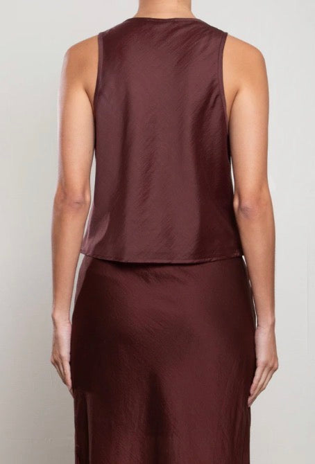Maggie Tank | Chocolate Gossamer