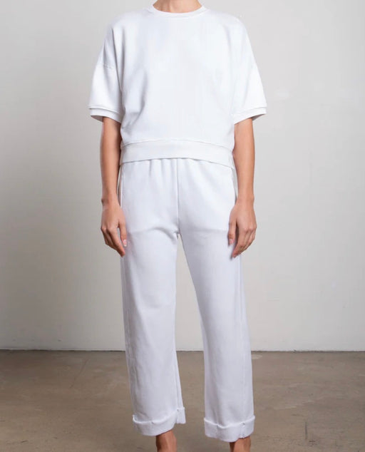 Leon Sweatpant | White