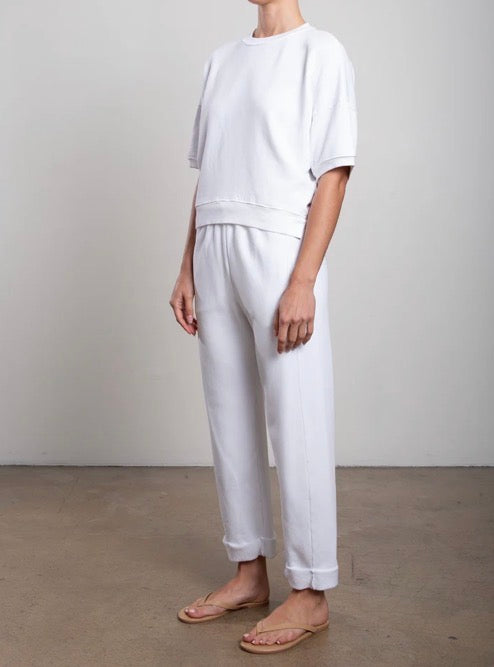 Leon Sweatpant | White