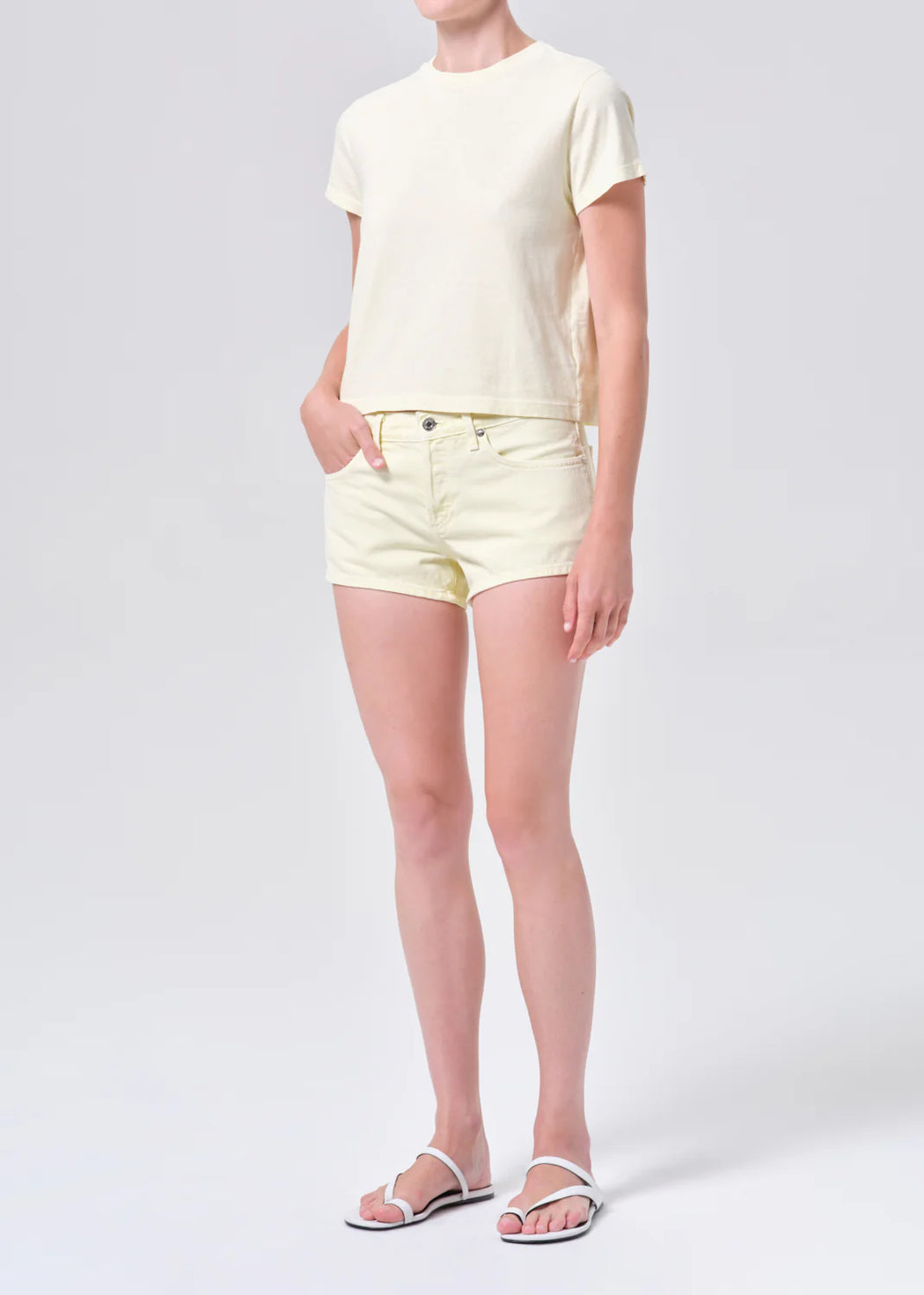 Adine Tee | Lemon Drop