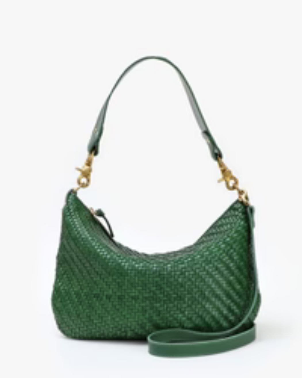 Moyen Messenger | Evergreen Woven Zig-Zag