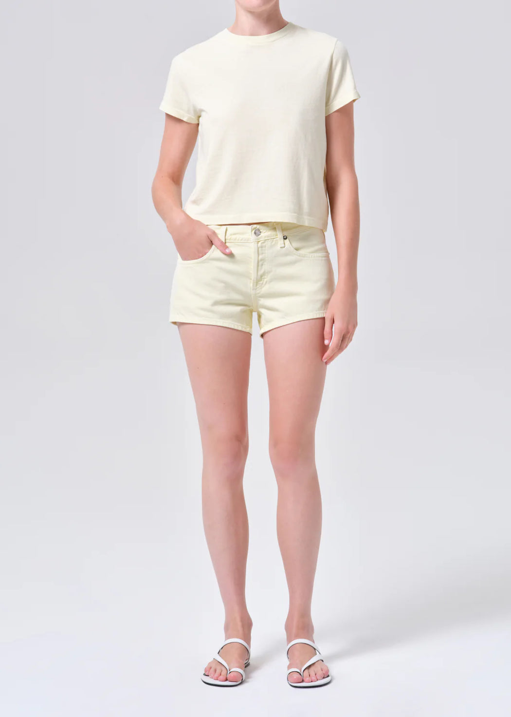 Low Rise Parker Short | Lemon Zest
