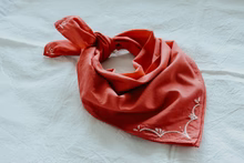 Rodeo Bandana | Red / Cream Thread