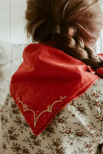 Rodeo Bandana | Red / Cream Thread